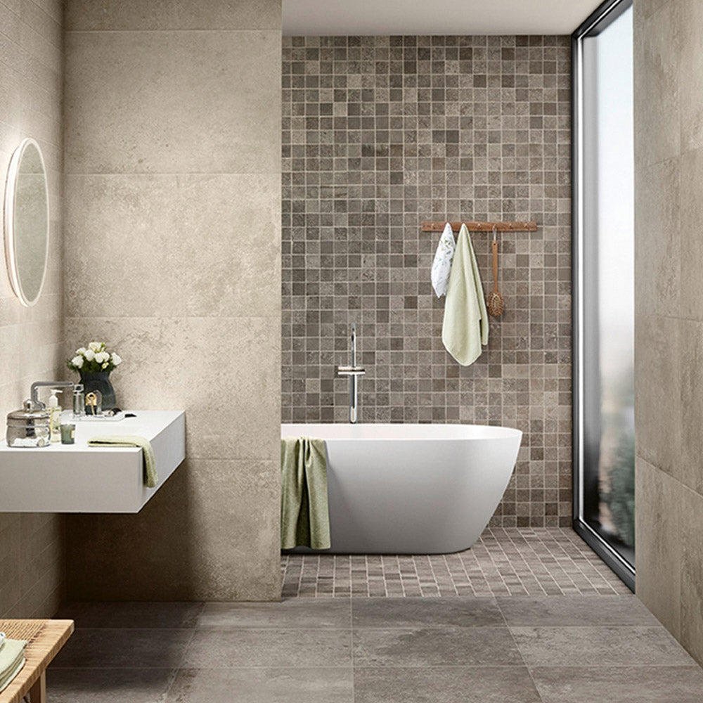 Memphis Grey 600x900mm Outdoor Concrete Look Porcelain Tile - Durable Patio & Garden Flooring for Modern Landscaping