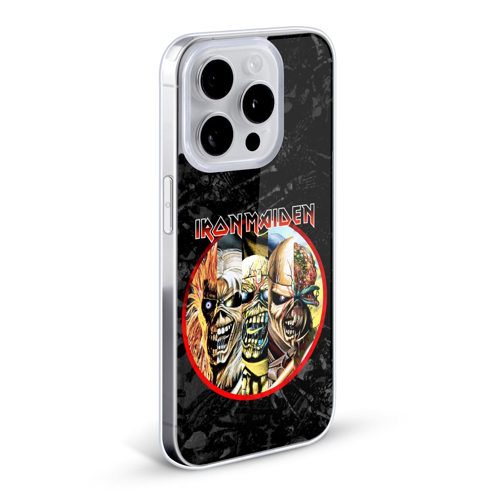 Official Iron Maiden Evolution Art Soft Gel Case for Apple iPhone 11 Pro - Licensed Phone Cover with Unique Band Design - Perfect for Music Fans & Concert Goers