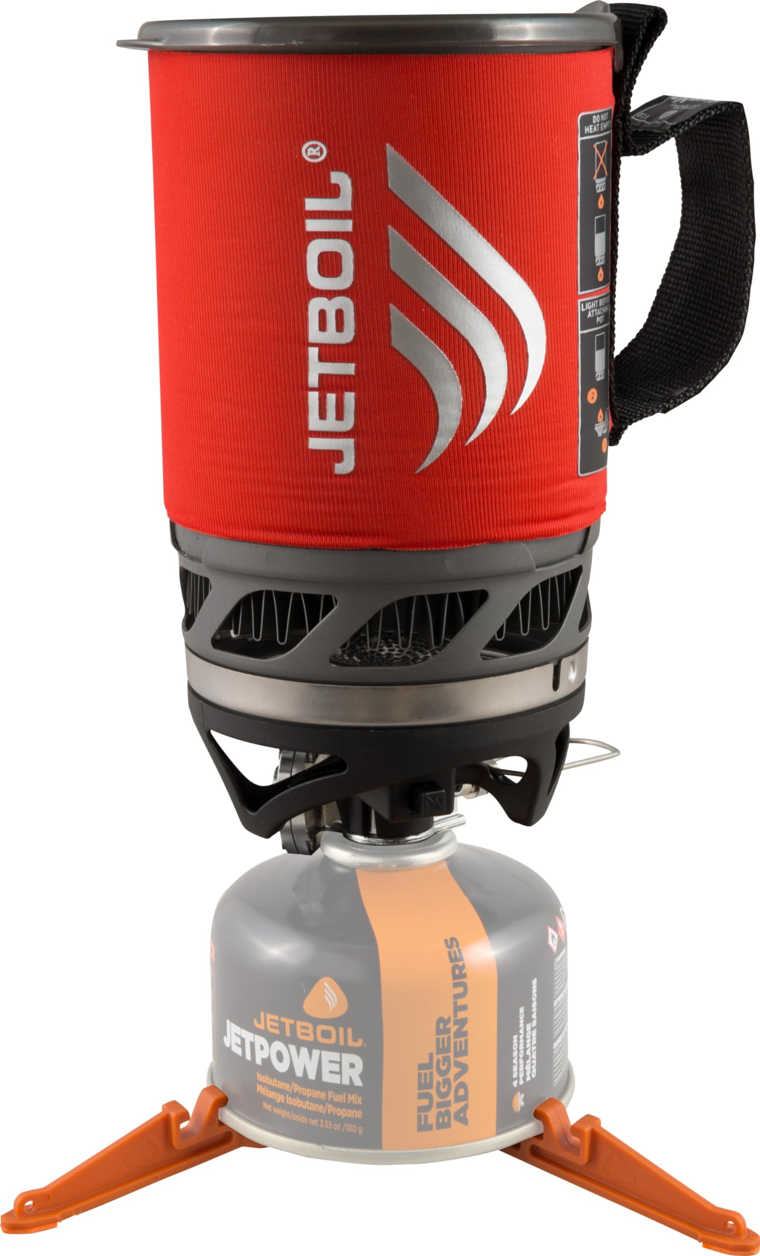 Jetboil MicroMo Portable Camping Stove - Ultralight Backpacking Cooking System for Outdoor Adventures, Hiking & Emergency Preparedness