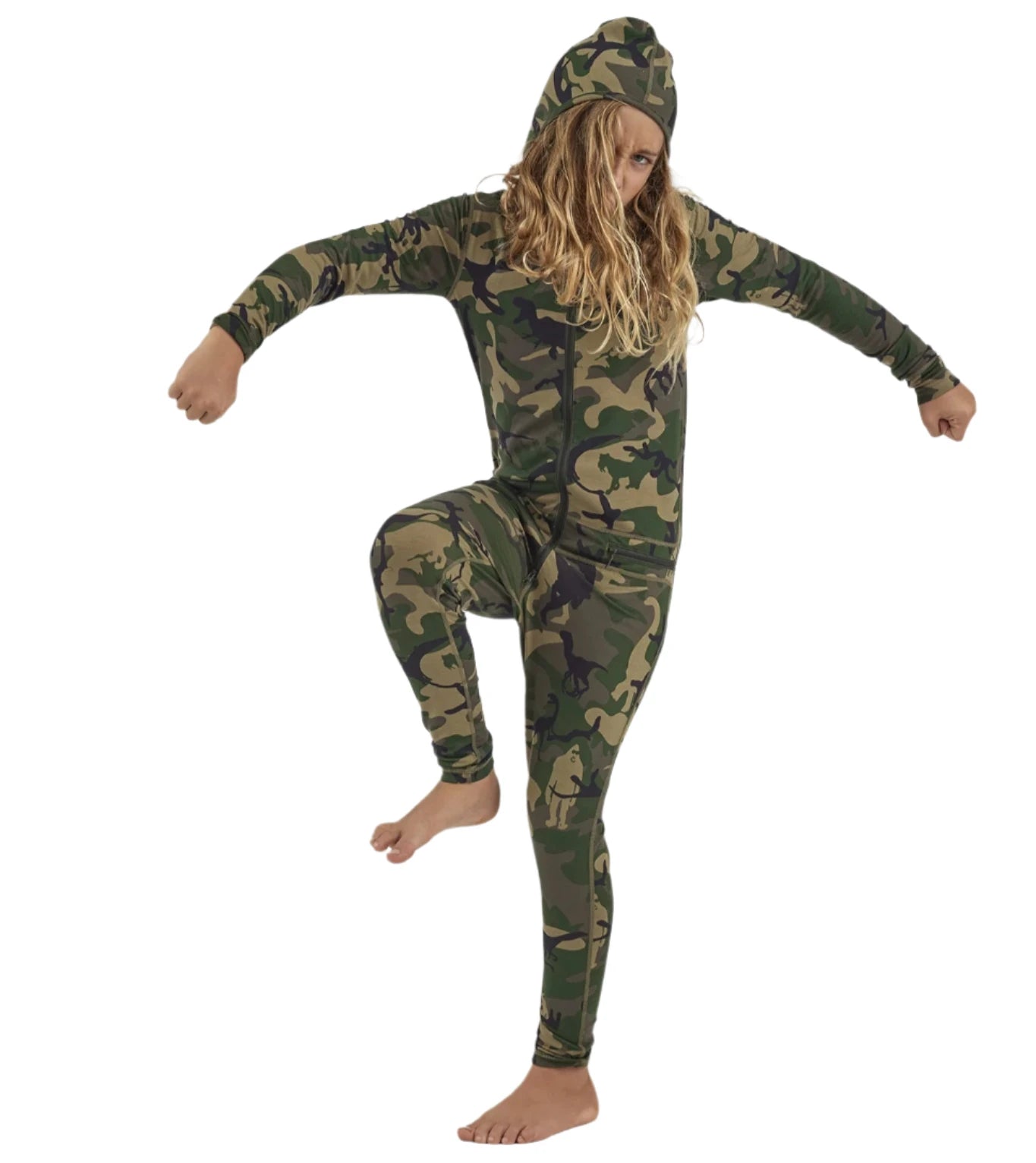 Airblaster Junior's Ninja Suit 2025 - Kids Snowboard Onesie for Winter Sports & Outdoor Adventures - Perfect for Skiing, Snowboarding & Cold Weather Play