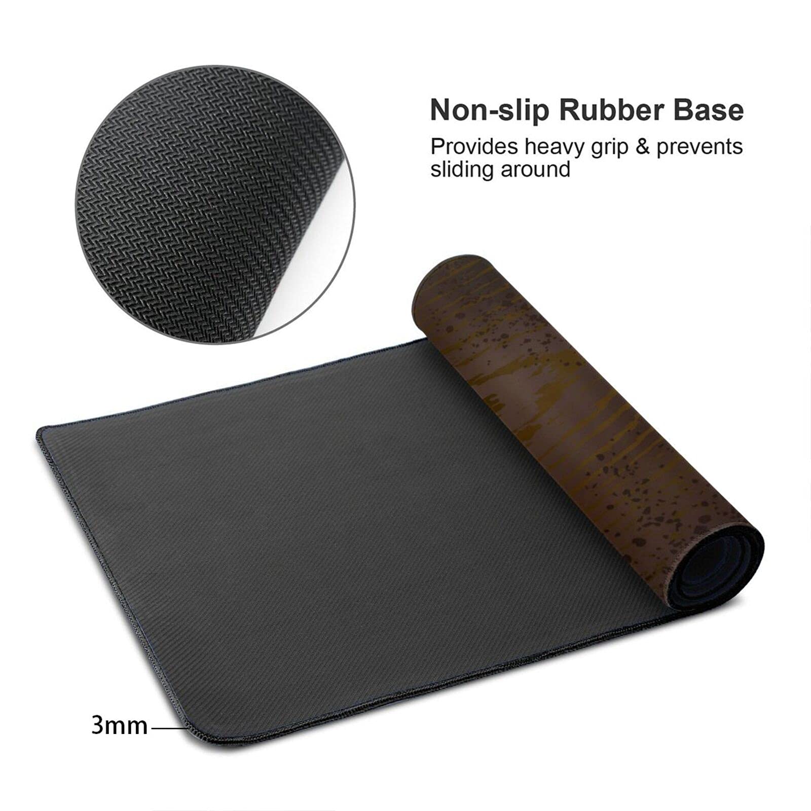 Steampunk Gaming Mouse Pad - Extra Large Extended Mouse Mat with Keyboard Pad for PC, Laptop & Computer Gamers | Perfect for Gaming Setups, Office Work & Home Desks