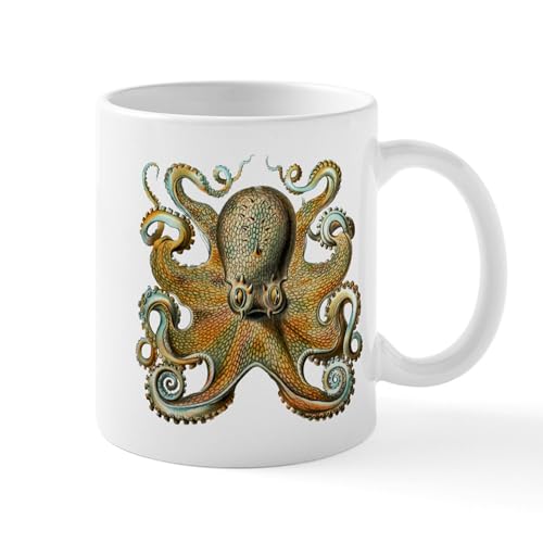 White - Octopus Mug