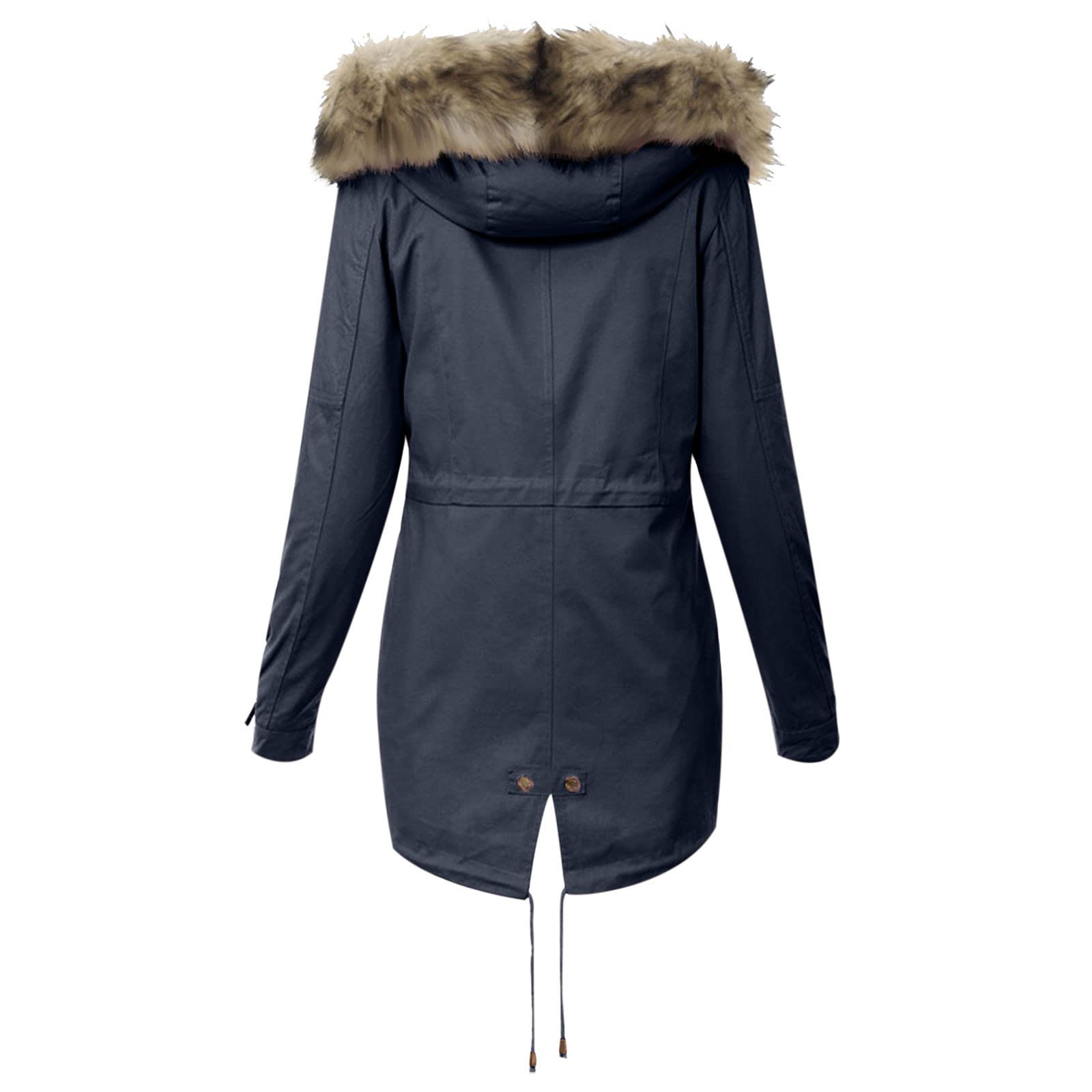 Women's Winter Coat - Warm Hooded Jacket, Slim Fit Cardigan Sweater for Cold Weather | Cozy Outerwear for Work, Travel & Casual Outings