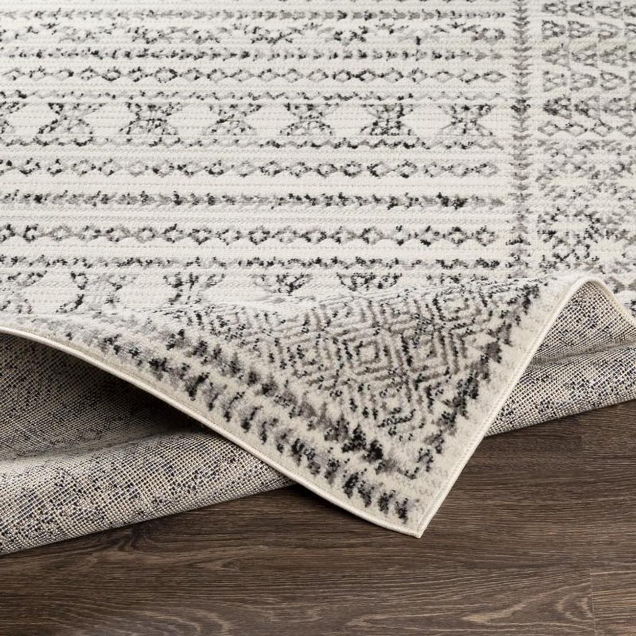 Mark&Day 6x9 Nederwoud Light Gray Area Rug - Soft Modern Carpet for Living Room, Bedroom, Kitchen - 6'7