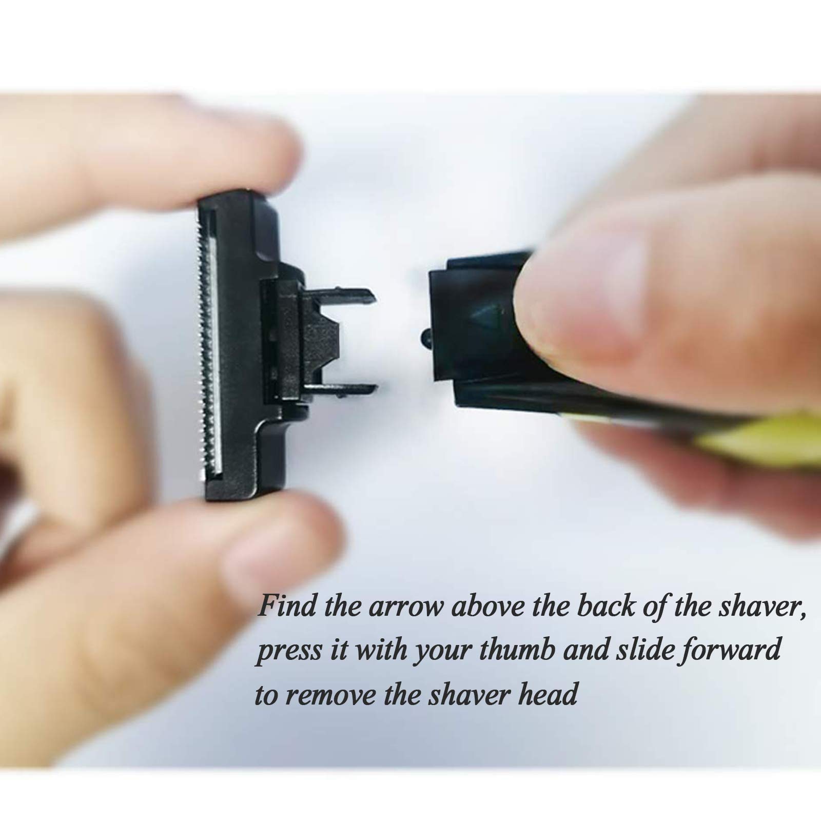 INVODA One Blade Hybrid Electric Trimmer & Shaver Replacement Heads for Men - Waterproof Wet/Dry Shaving - Pack of 1 - Perfect for Travel, Gym & Daily Grooming Routine