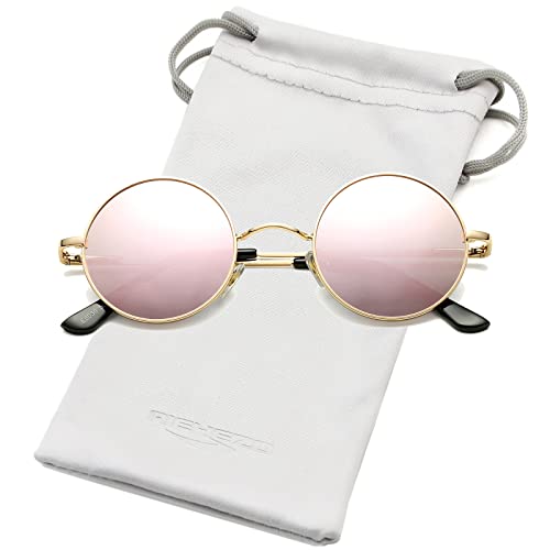 Gold/Pink Mirrored