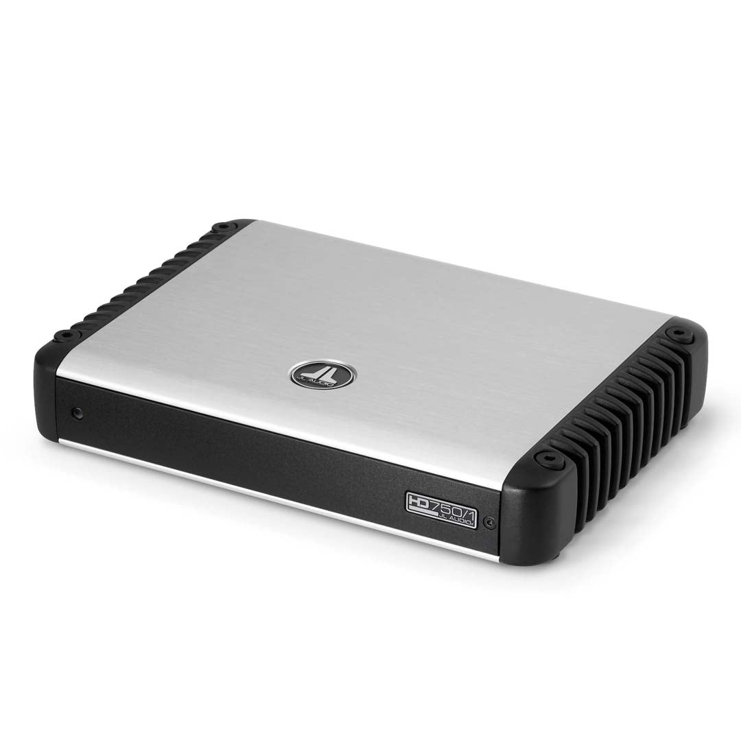 JL Audio HD750/1 HD Series Class D Monoblock Car Amplifier - 750W RMS Power for Deep Bass & Clear Sound | Perfect for Car Audio Systems & Subwoofer Upgrades