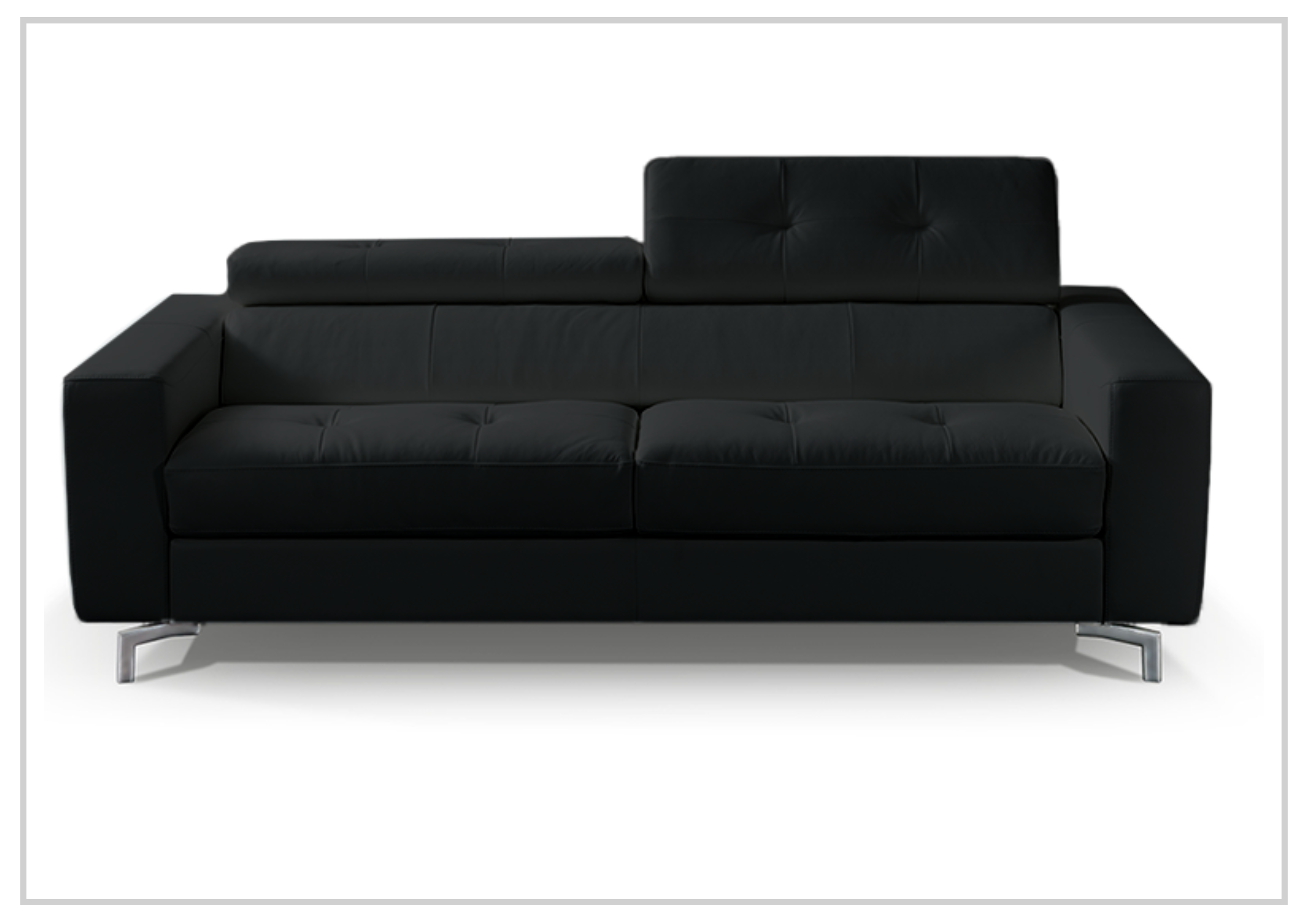 Kathy Ireland Tevere Top Grain Leather Queen Sleeper Sofa - Convertible Sofa Bed with Premium Leather Upholstery for Living Room, Guest Room & Small Spaces