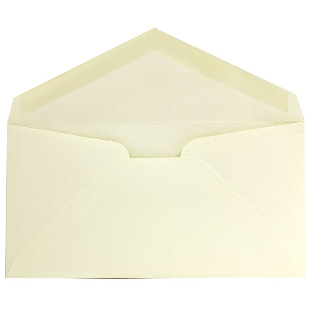 JAM PAPER Monarch Strathmore Invitation Envelopes - 3 7/8 x 7 1/2 Inches - Ivory Wove - Bulk Pack of 500 - Perfect for Wedding Invitations, Business Cards & Greeting Cards