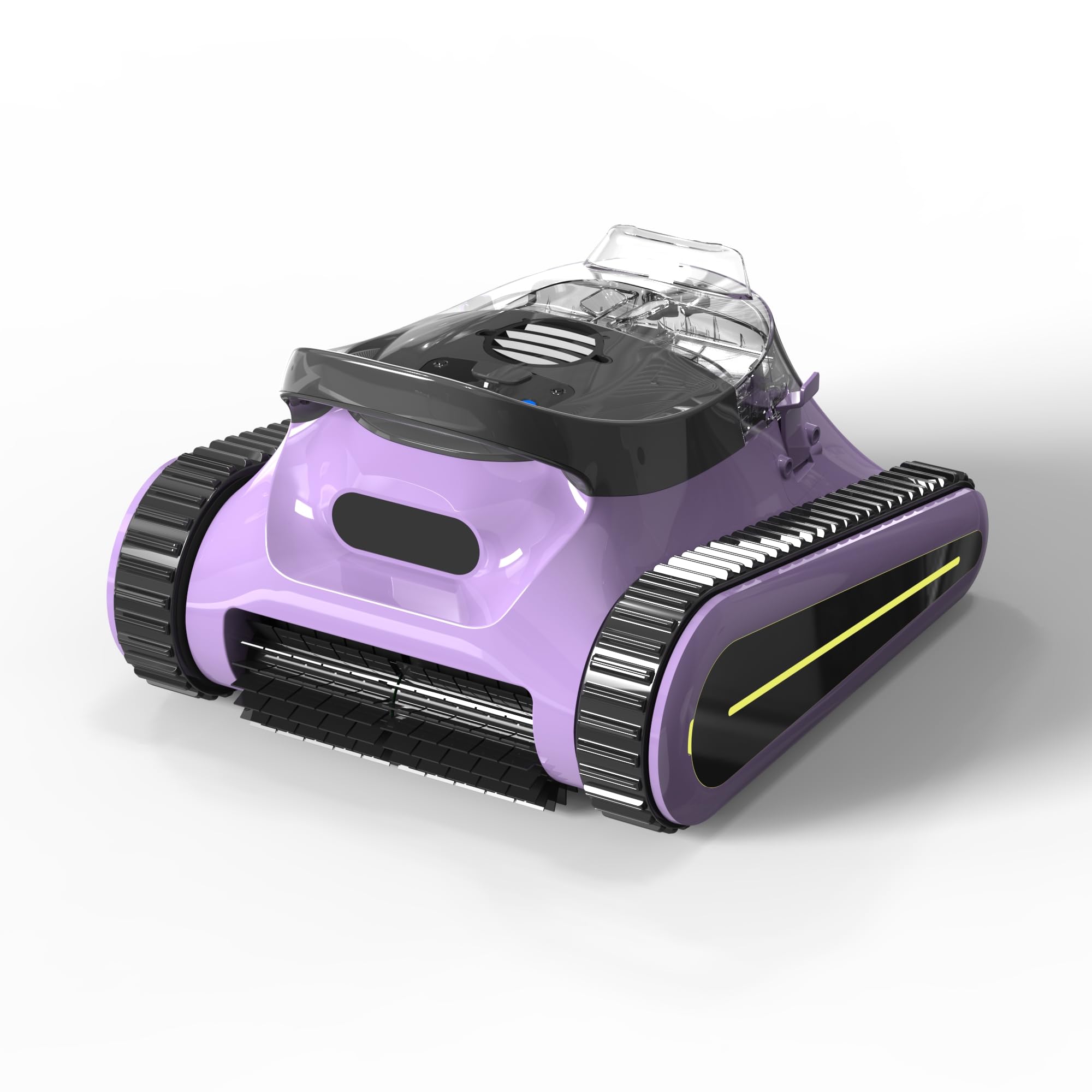 2024 Upgraded Cordless Robotic Pool Cleaner - Powerful Motor, 2.5H Runtime, Wall Climbing & Smart Navigation for Above Ground & In-Ground Pools (Purple Black) | Automatic Pool Maintenance for Sparkling Clean Water All Season