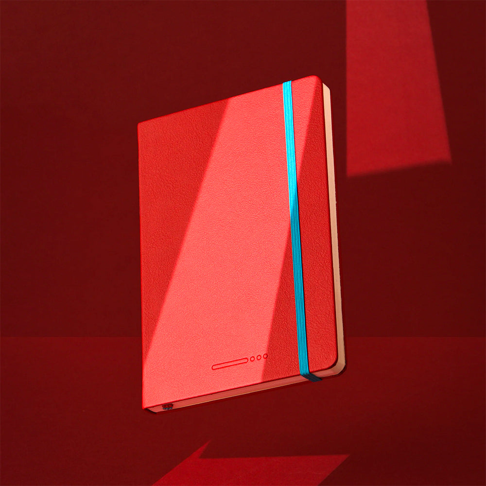 Endless Recorder Notebook A5 Crimson Sky - Premium Lined Journal for Writing, Sketching & Note Taking - Perfect for Students, Professionals & Creative Minds - Ideal for Office, School & Travel Use