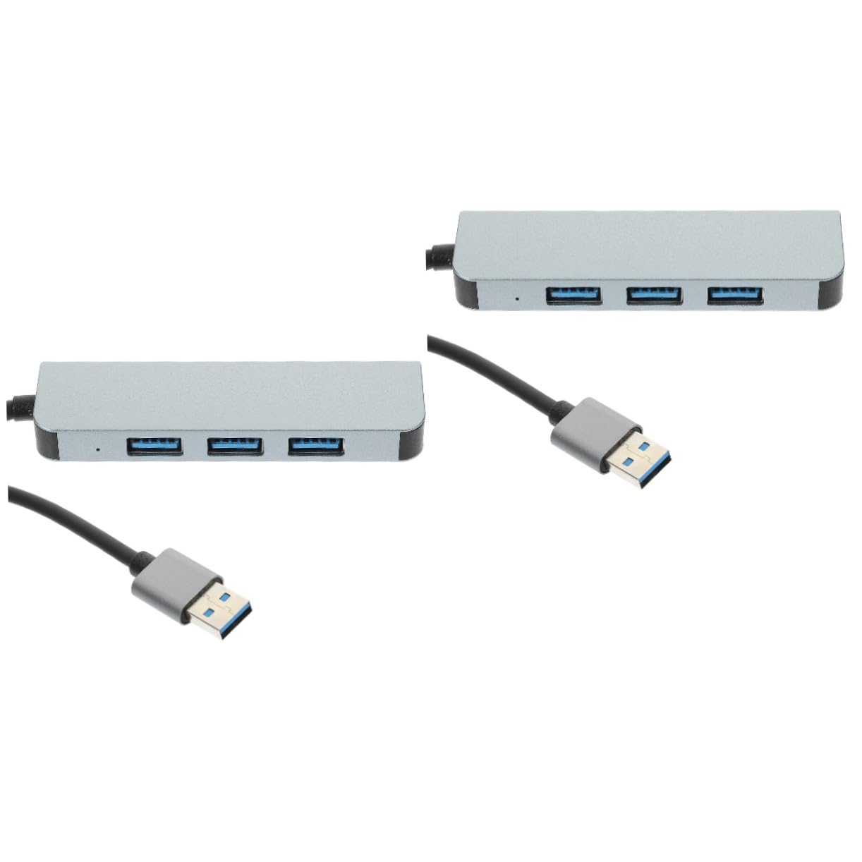 Mikikit 2-Port USB Hub for Laptop - USB 3.0 Extender with Aluminum Alloy Case - Extra USB Ports for MacBook, Dell, HP, Lenovo & More - Perfect for Home Office, Gaming & Travel Accessories