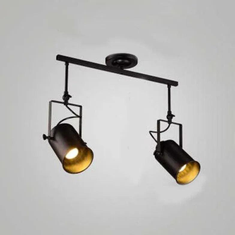 3-Light Black Metal Ceiling Fixture - Modern Industrial Pendant Lighting for Dining Room, Kitchen Island & Bedroom