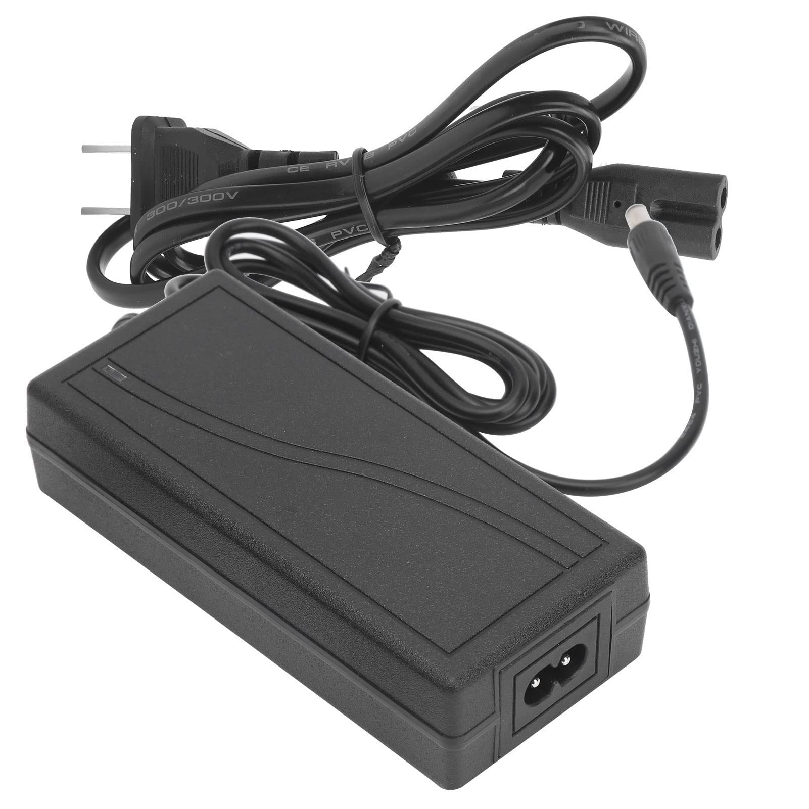 42V 2A Electric Bike Lithium Battery Charger with Female DC Port - 100-240V Power Adapter for Li-ion Battery Pack | Perfect for E-Bike Charging at Home & Outdoors