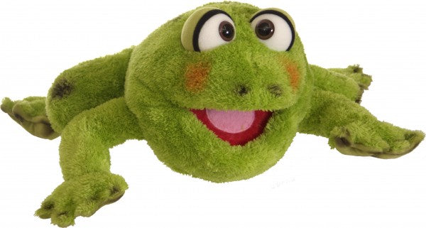 Ralph the GIANT Frog Hand Puppet - 14 Inch Large Plush Animal Puppet for Kids, Storytelling & Interactive Play (Code 105) | Perfect for Classroom Activities, Birthday Parties & Imaginative Play