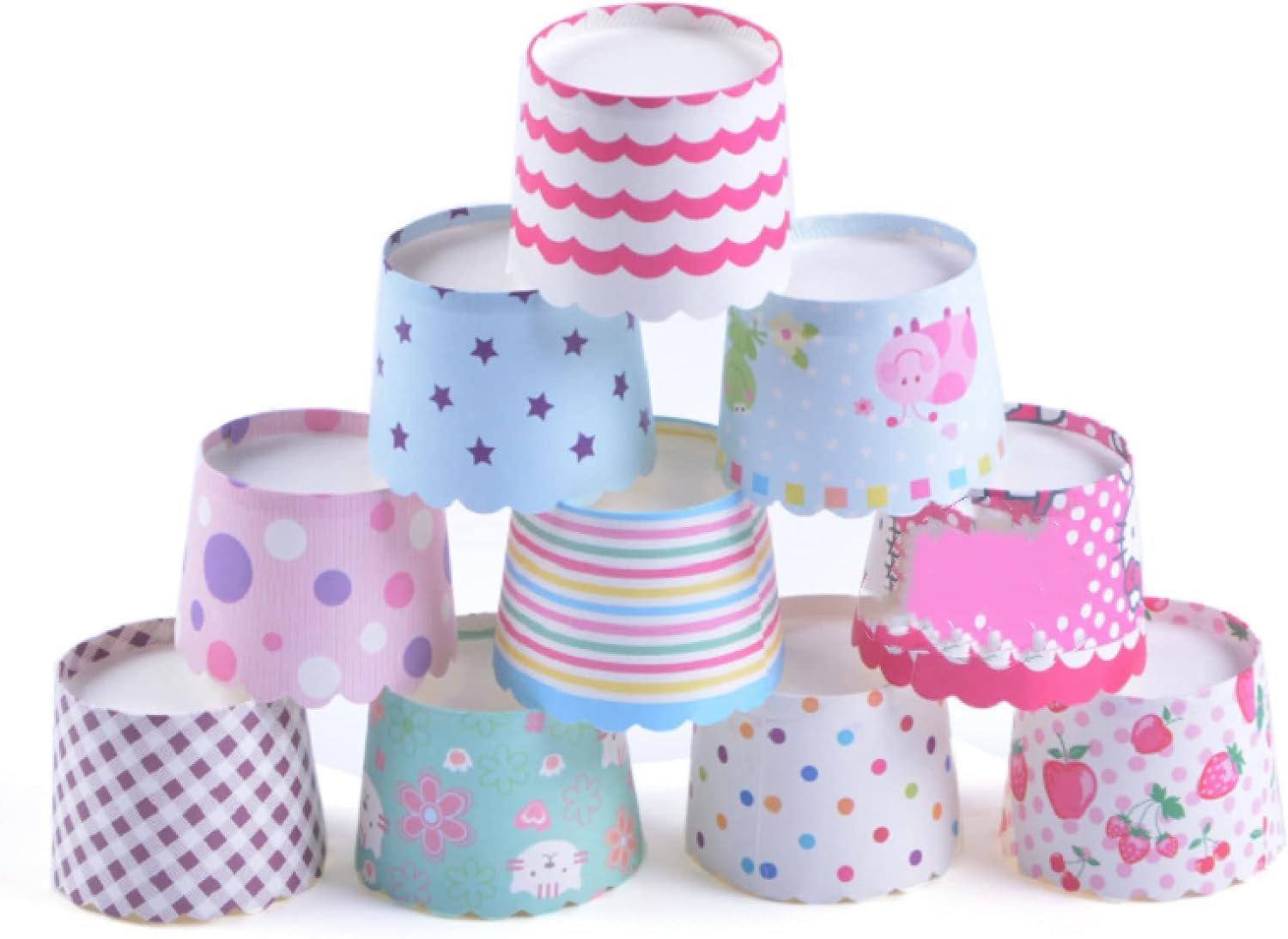 50-Piece Heavy Duty Cupcake Baking Cups - Disposable Muffin Liners for Baking, Weddings & Birthday Parties - Premium Quality Cake Cups for Perfect Desserts Every Time
