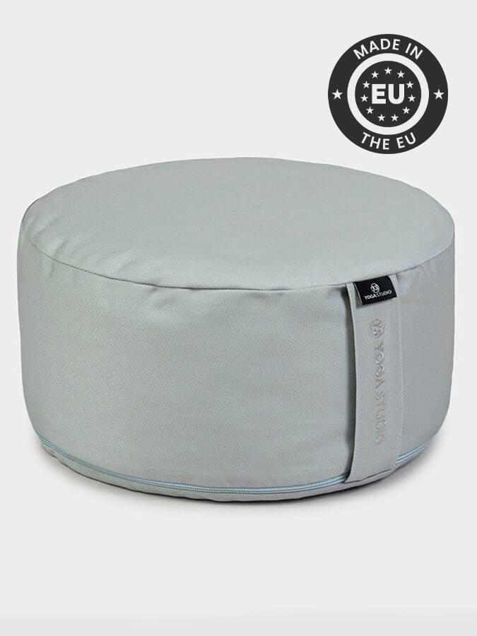 Premium Large Yoga Meditation Cushion - Zafu Bolster for Yoga Studio, Home Practice & Zen Meditation - Ergonomic Support for Cross-Legged Sitting & Mindfulness Sessions
