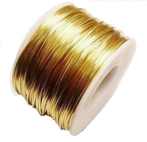 22 Ga Red Brass Jewelry Wire 10 Oz 340 Ft. Spool (Soft) Solid Wire - Perfect for DIY Crafting, Beading, and Wire Wrapping Projects