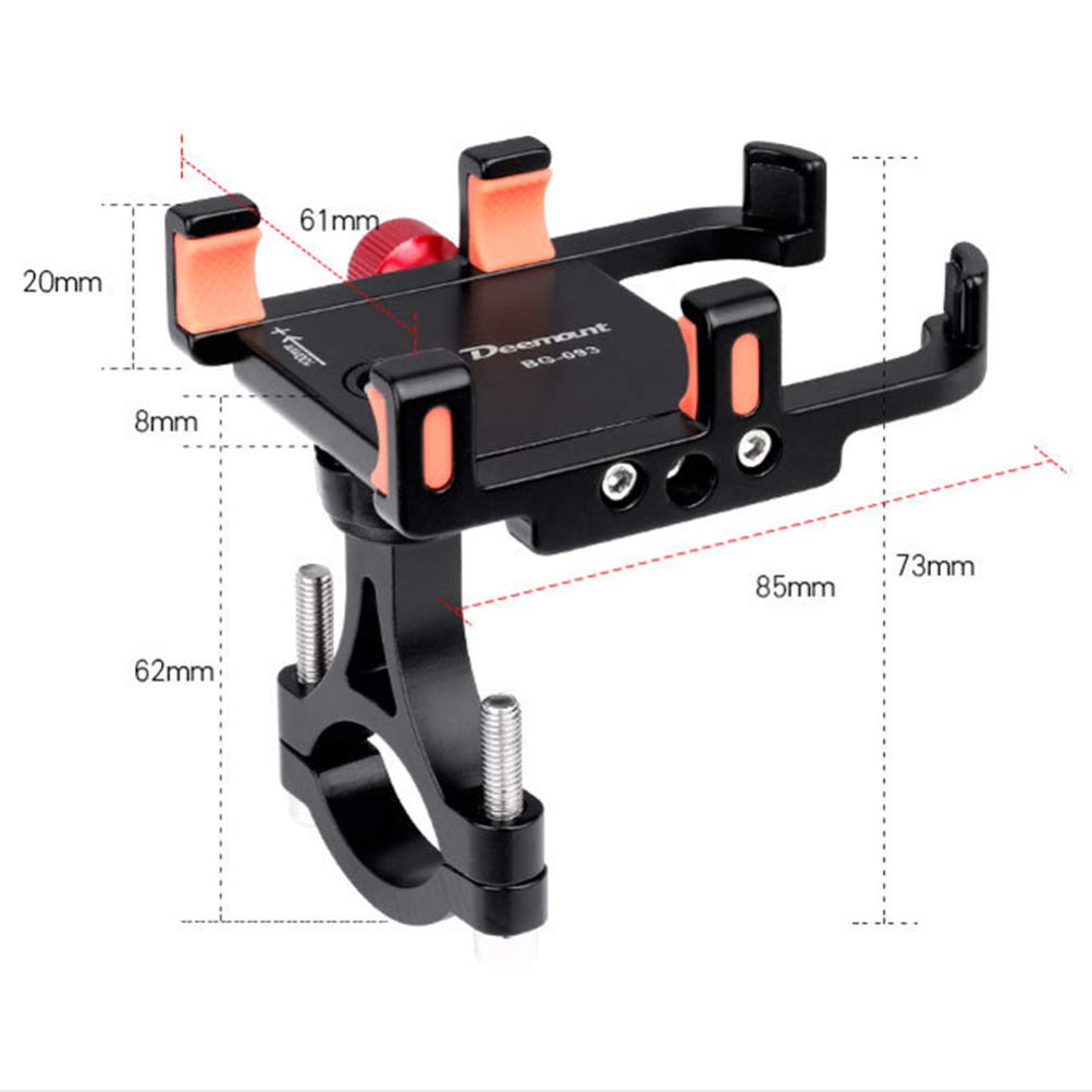 ULTECHNOVO 360° Rotating Bike Phone Holder - Universal Adjustable Bicycle Phone Mount for iPhone & Android - Perfect for Cycling, Commuting & Outdoor Sports