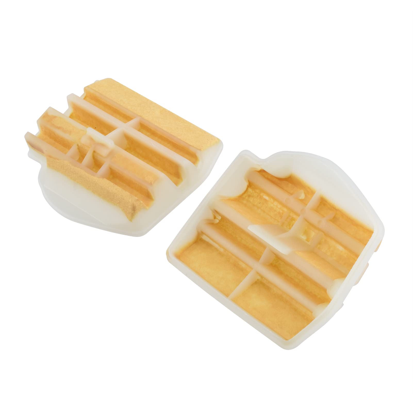 2 Pack Air Filter Replacement for Husqvarna 445 450 Chainsaw - Part Numbers 4238 141 0300 & 4238 140 1800 - Compatible with 445 450 Chainsaws - Durable Engine Protection for Wood Cutting and Forestry Work