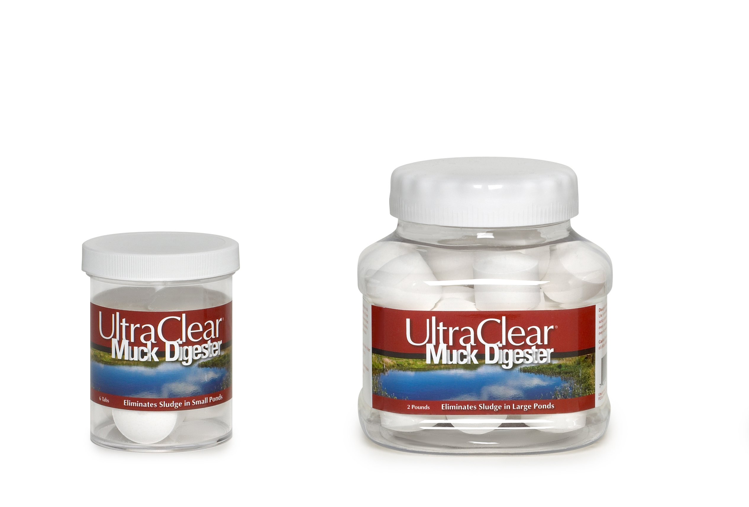 Ultra Clear Muck Digester 32 Tablets - Powerful Pond & Lake Cleaner for Water Clarity | Perfect for Backyard Ponds, Water Gardens & Small Lakes