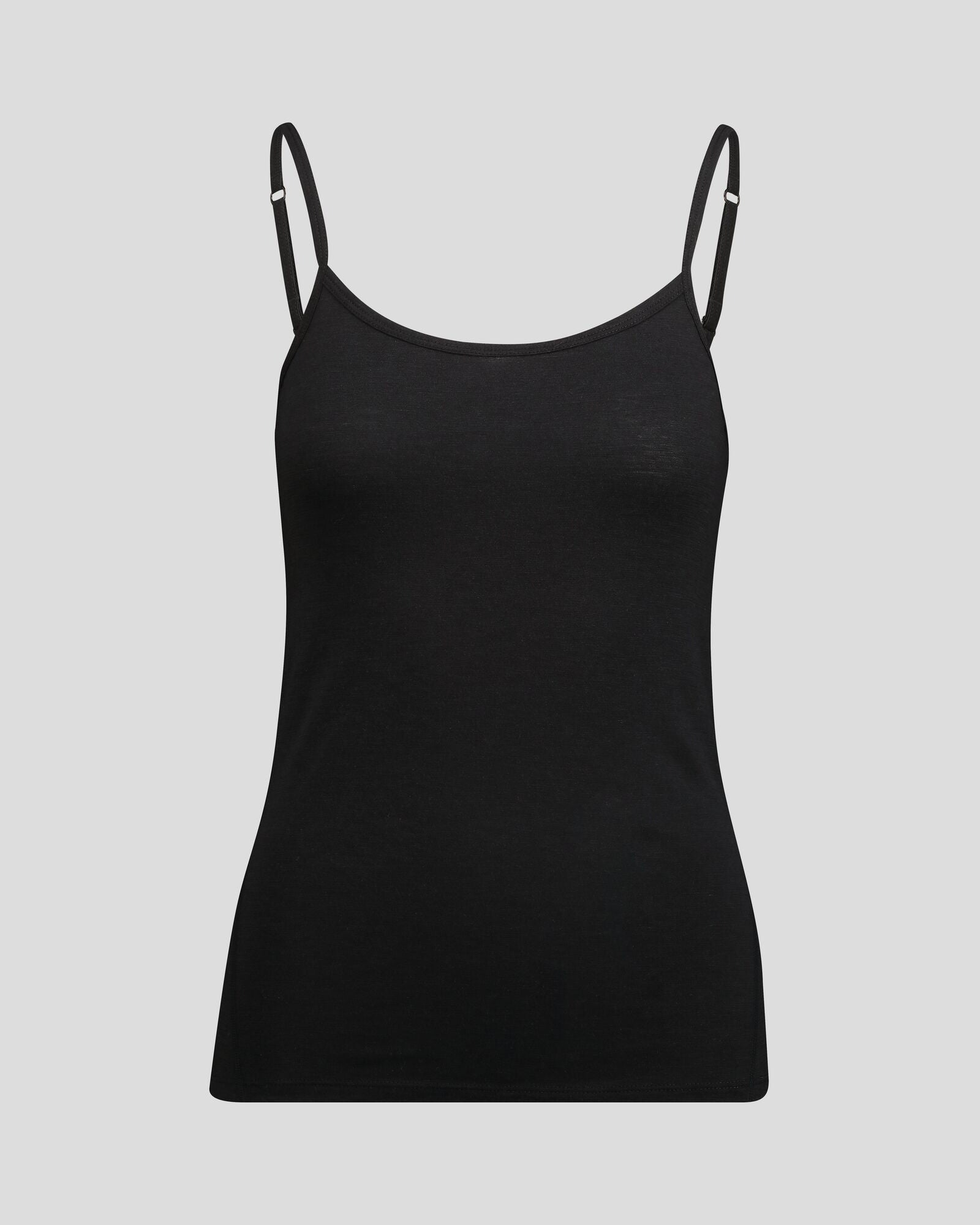 Women's K Merino 125 Cami - Soft Wool Tank Top for Layering & Travel | Black Stingray | Perfect for Outdoor Adventures & Everyday Comfort