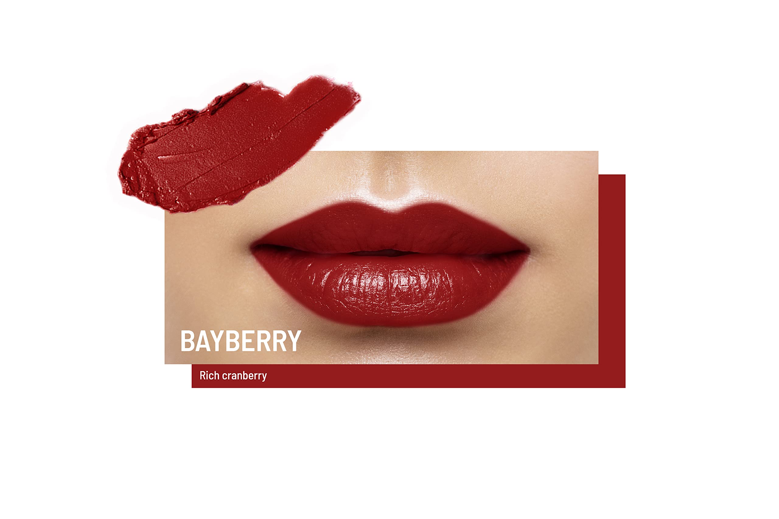 Organic Vegan Lipstick with Vitamin E - Mom's Secret Natural Lipstick, Paraben & Gluten Free, Cruelty Free, Made in USA, 0.16 oz (Bayberry) - Perfect for Daily Wear, Special Occasions & Natural Beauty Lovers