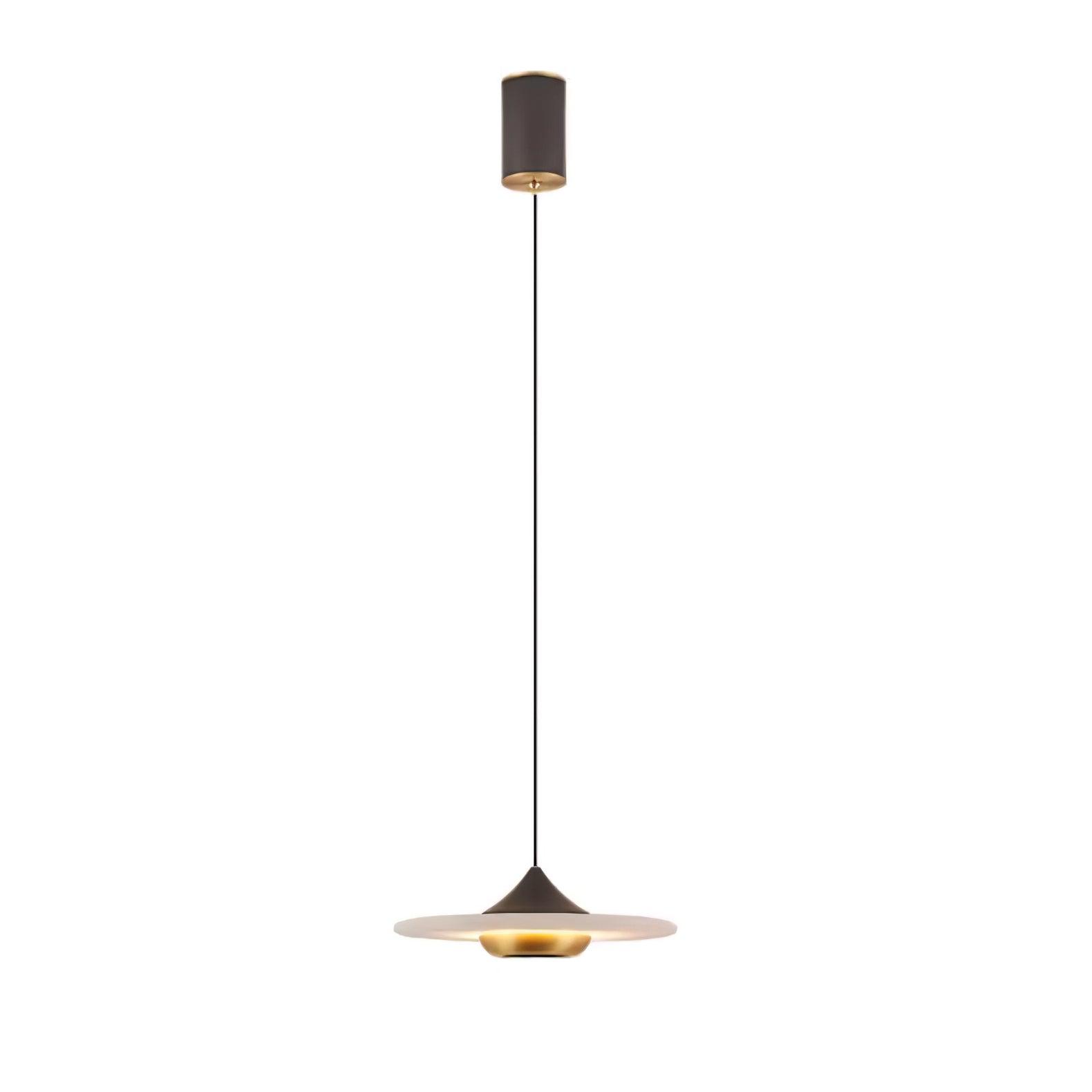 Modern UFO Flying Saucer Marble Pendant Light - Elegant Hanging Ceiling Lamp for Living Room, Dining Room, and Bedroom Decor