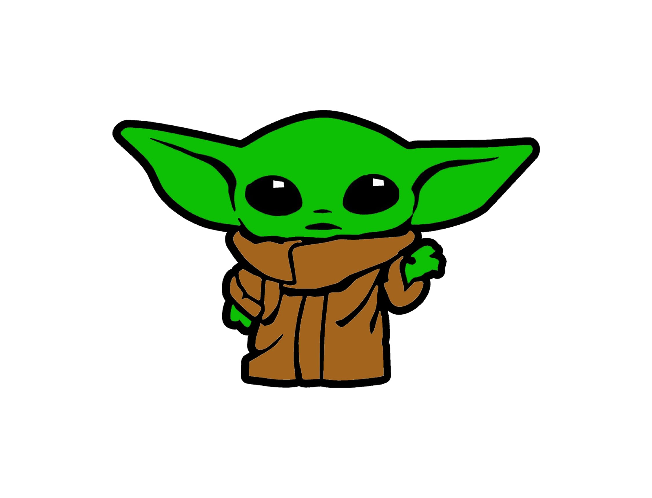 Baby Yoda Vinyl Stickers - 3