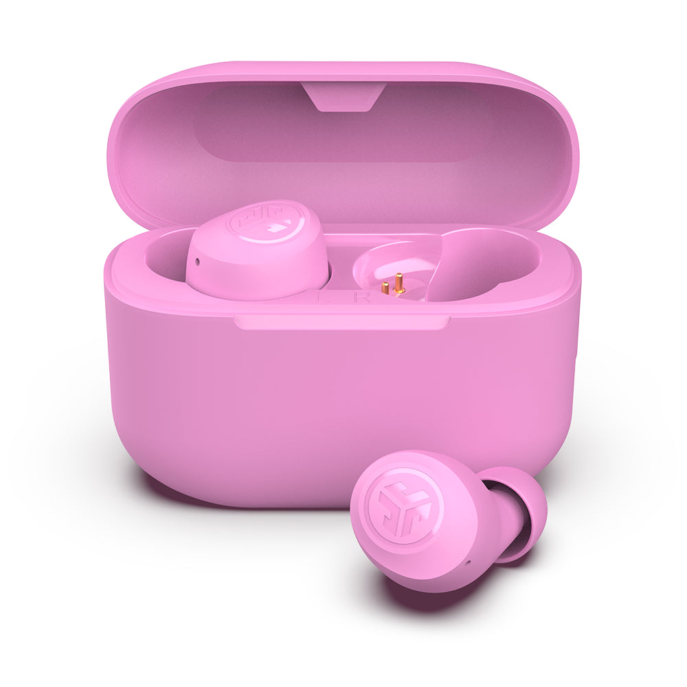 GO POP+ True Wireless Earbuds Pink - Bluetooth 5.0 Wireless Earbuds with 24H Playtime, IPX5 Waterproof, Built-in Mic for Workout, Running, Gym & Daily Use