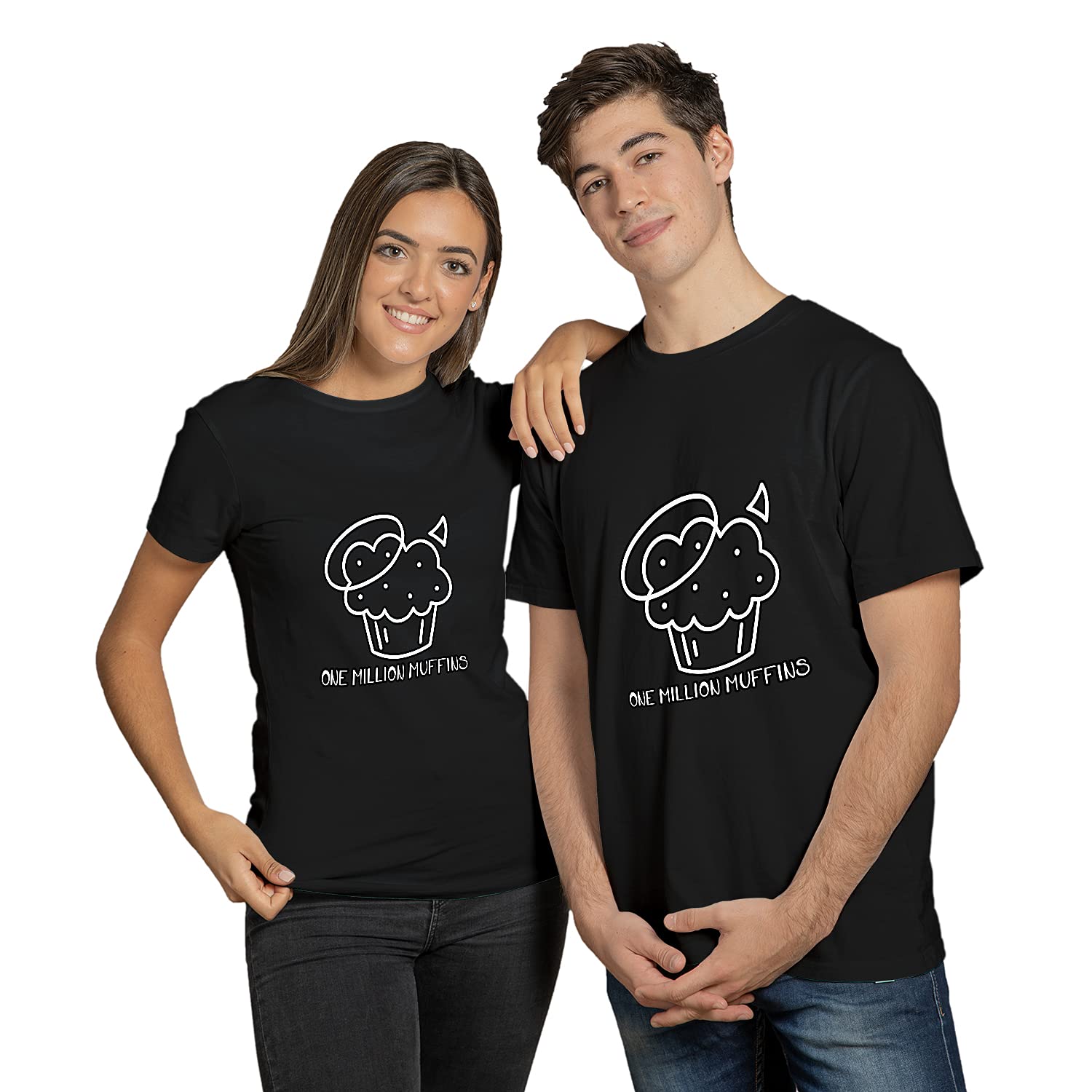 BadBoyHalo Merch 1 Million Muffins T-Shirt - Youth, Kids, Men & Women's Graphic Tee | DMN-Gift Black | Gaming Streamer Apparel for Fans & Collectors