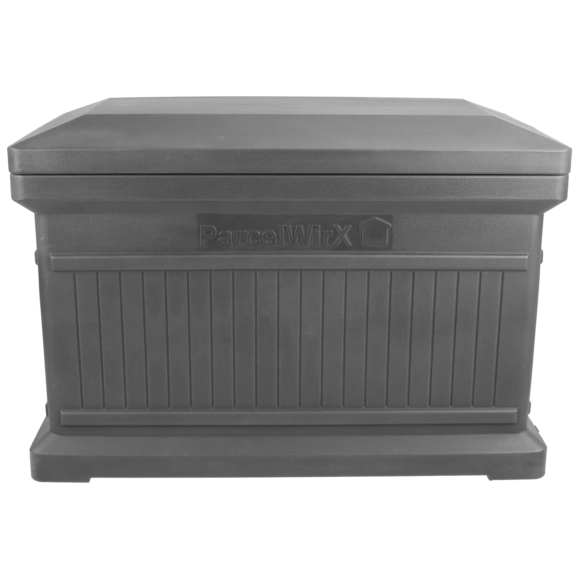 Premium Horizontal Storage Cabinet & Package Delivery Box with Lift-Off Lid - Graphite | Secure Mail & Parcel Organization for Home, Office & Business Use