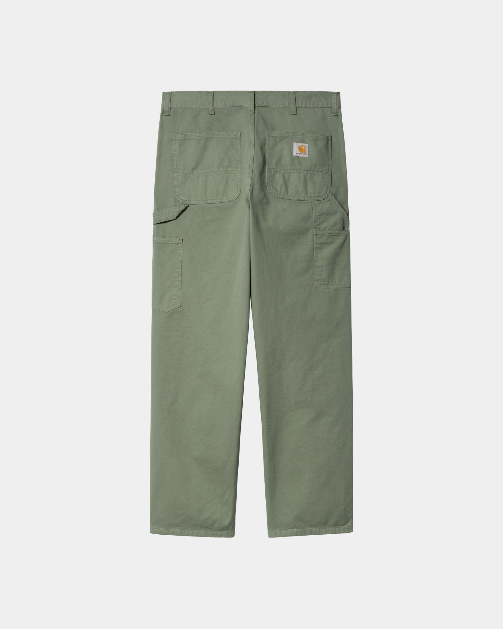 Single Knee Work Pants - Durable Drill Fabric | Park (Garment Dyed) for Construction, Hiking & Outdoor Activities