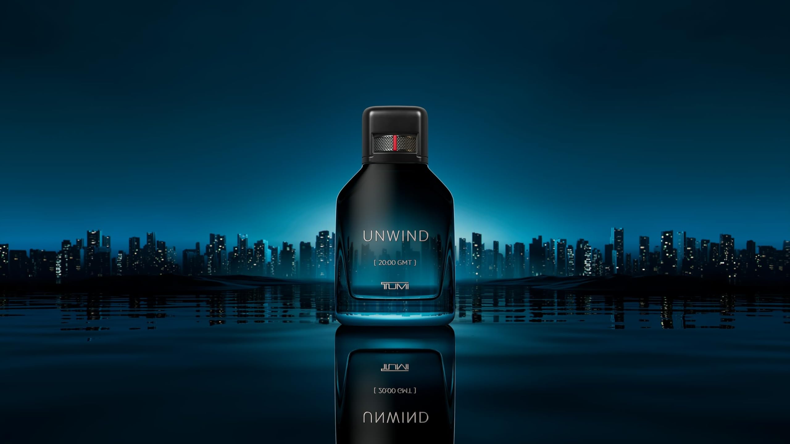 TUMI UNWIND [20:00 GMT] Men's Cologne Gift Set - Floral & Woody Fragrance Eau de Parfum (6.7 oz + 1.0 oz) - Perfect for Date Nights, Gifts & Special Occasions