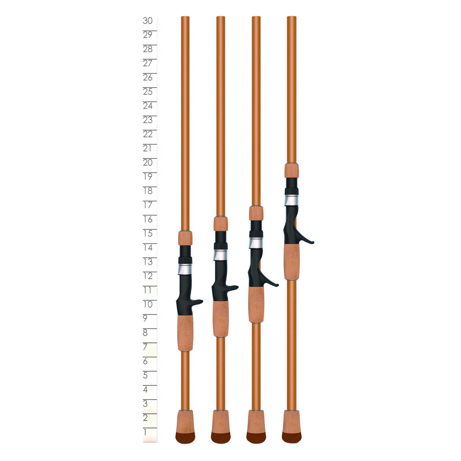 St. Croix Legend Glass Casting Rod - High Performance Fishing Rod for Bass, Walleye & Trout | Strong, Sensitive & Dynamic Graphite Blank | Perfect for Freshwater & Saltwater Fishing