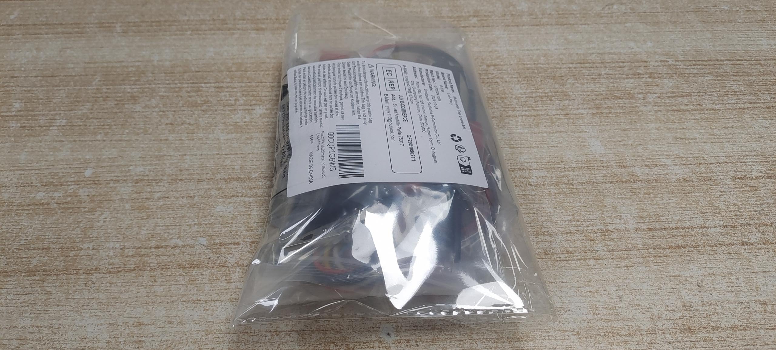 Professional Multimeter Test Leads Set with Alligator Clips - for Electric Circuits & DIY Experiments