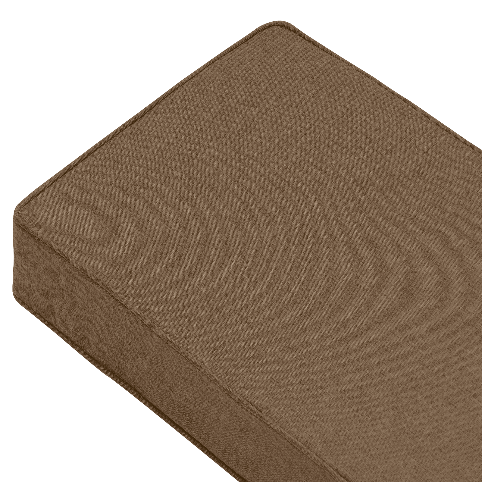 Custom Bench Cushion - Premium Brown Sofa Cushion for Patio Furniture, Indoor & Outdoor Bench Chair Pads - Perfect for Garden, Deck, Poolside & Living Room Seating