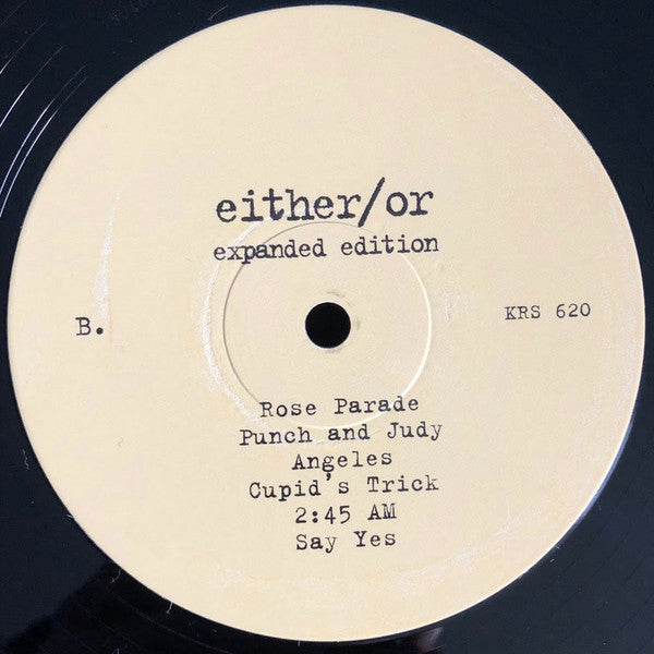 Elliott Smith Either/Or Expanded Edition 2xLP Vinyl Record Album Limited Reissue Remastered Gatefold Cover Near Mint (NM/M) - Perfect for Vinyl Collectors & Indie Music Lovers