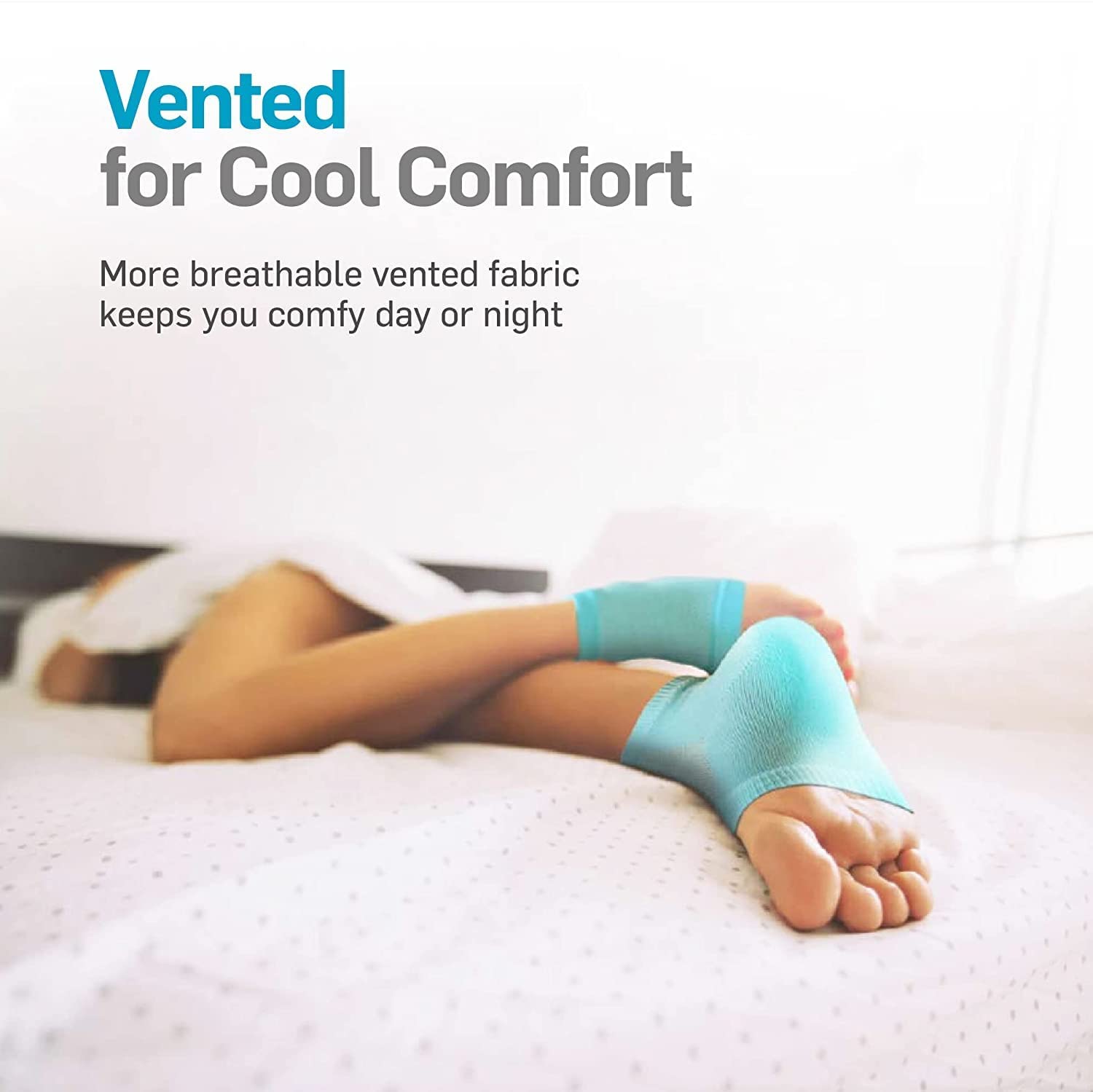 Heel Pain Relief Socks for Men & Women - Moisturizing Silicone Gel Cotton Heel Protector Socks, Toe-Free Design, Multi-Color - Perfect for Sleeping, Walking & Foot Care