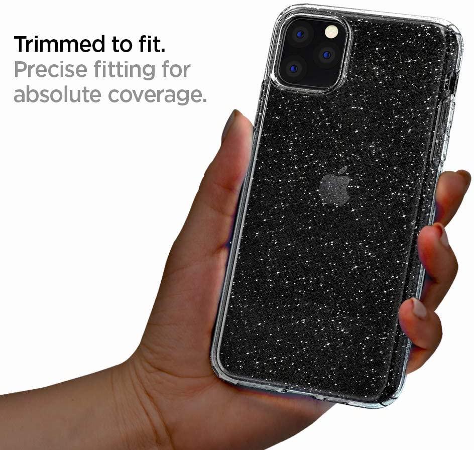 iPhone 11 Pro Max Case - Crystal Glitter Design, Shockproof & Scratch Resistant Protective Cover for Women & Men - Perfect for Everyday Use, Travel & Work