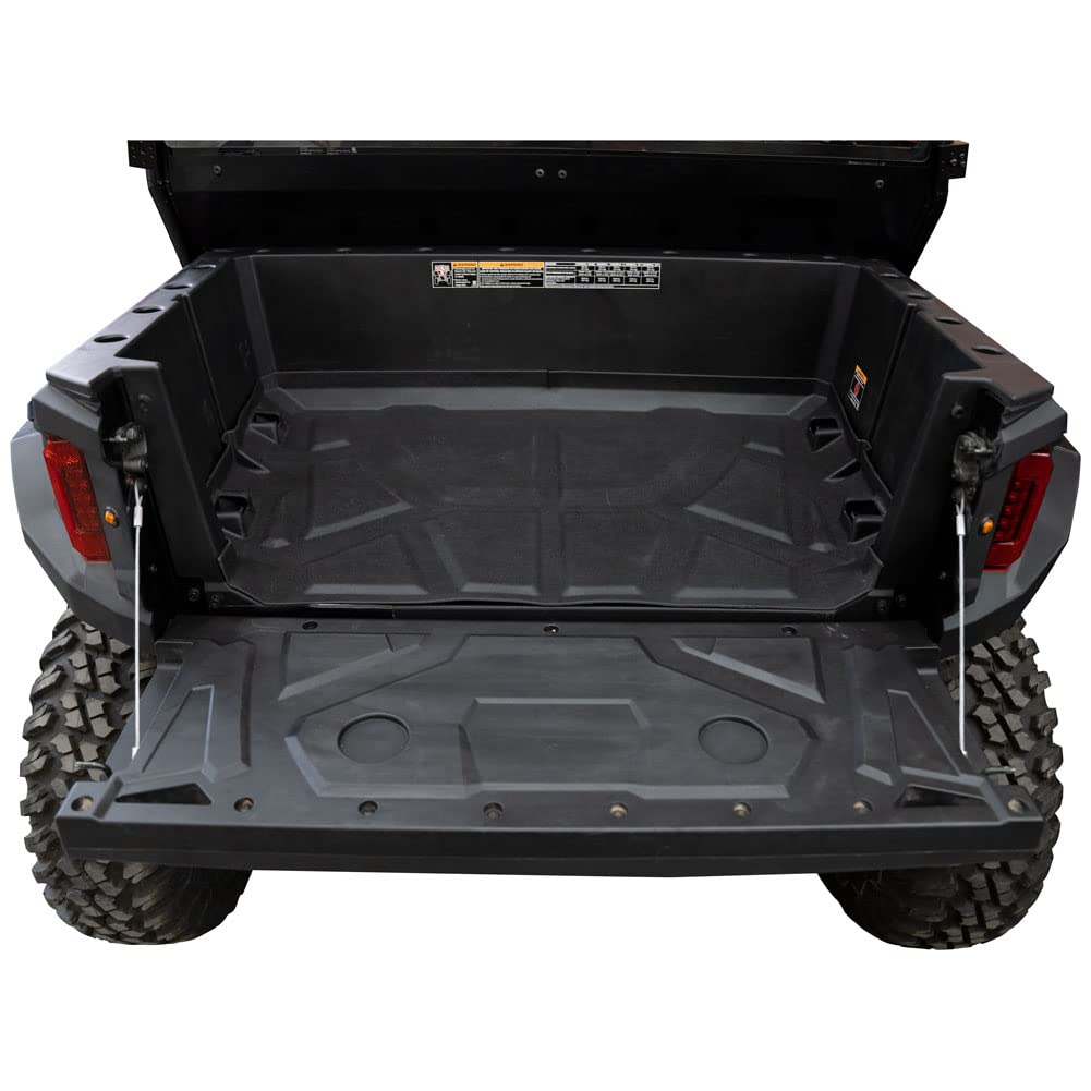 Polaris General XP 1000 Deluxe 2022 Black Bed Mat by TUSK - Durable Truck Bed Protector for Off-Road Adventures & Hauling Gear
