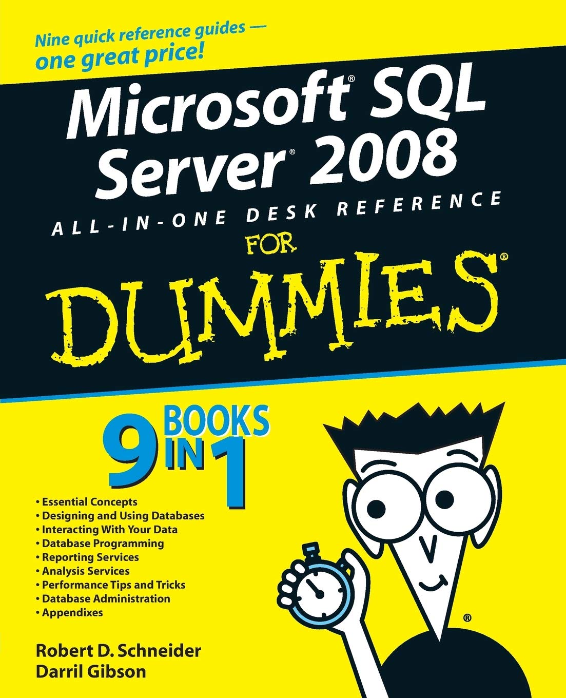 Microsoft SQL Server 2008 All-in-One Desk Reference For Dummies - Comprehensive Guide for Database Management, Programming & Administration | Perfect for IT Professionals, Developers & Students Learning SQL