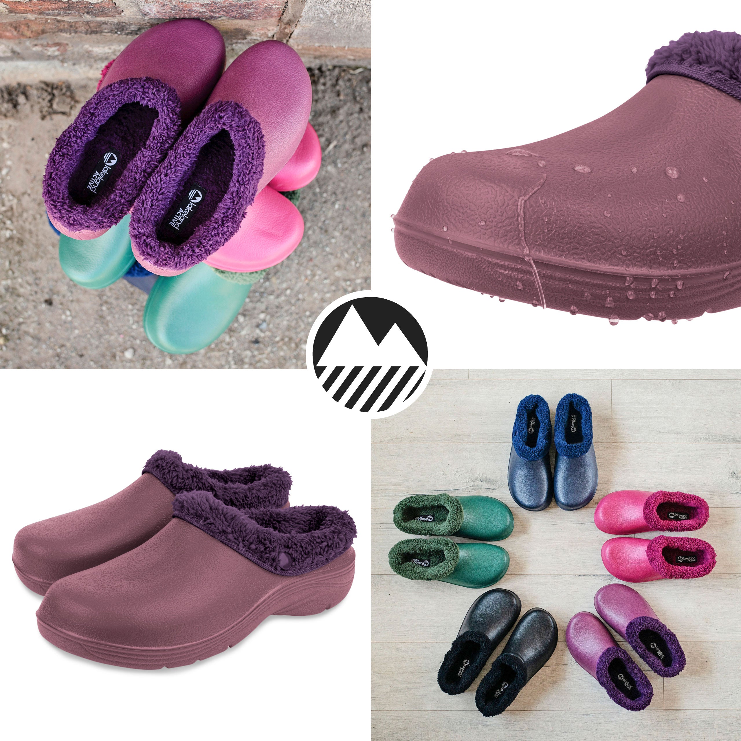 Women's Thermal Fleece Lined Garden Clogs - Warm Slip-Resistant Outdoor Shoes for Winter Gardening, Yard Work & Home Use