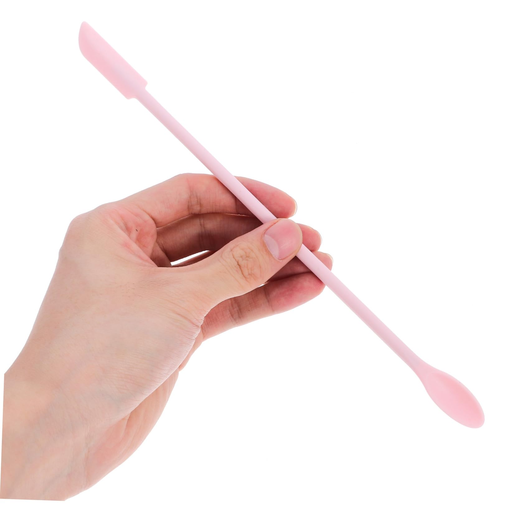 Lurrose 3-Piece Silicone Beauty Spatula Set - Foundation, Mascara & Facial Mud Applicator - Mini Metal Makeup Tool for Precise Application (Perfect for Travel, Salon & Home Makeup Routine)