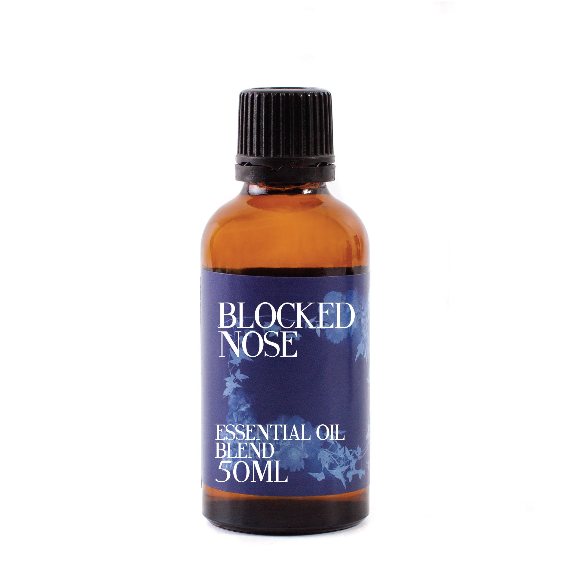 Mystix London Pure & Natural Essential Oil Blend for Blocked Nose - 50ml Aromatherapy Oil for Diffusers, Massage & Relaxation | Vegan, GMO-Free | Perfect Gift for Cold Relief, Stress Relief & Better Sleep