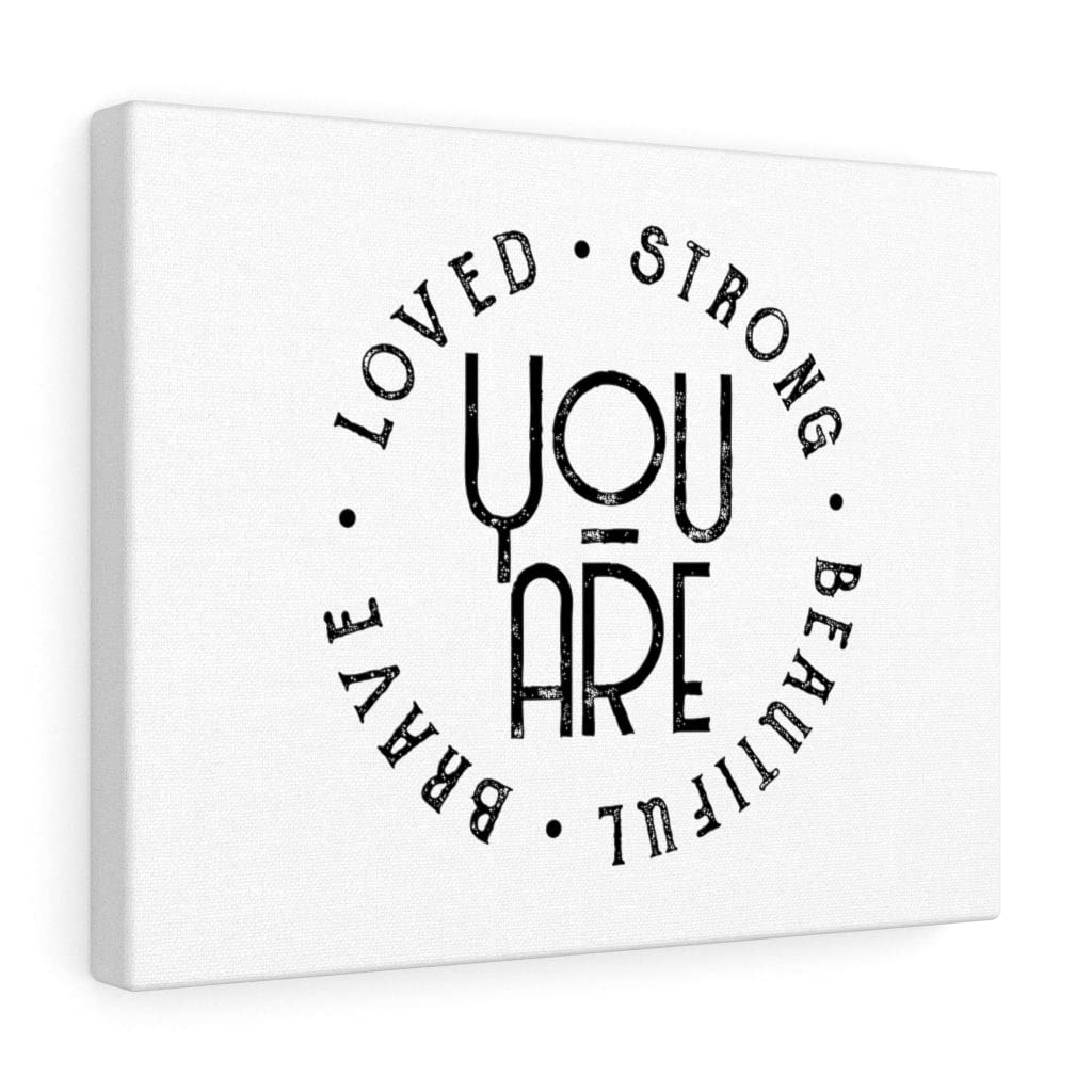 You Are Loved Christian Wall Art - Bible Verse Print Ready to Hang - Inspirational Scripture Decor for Home, Office & Church Gifts