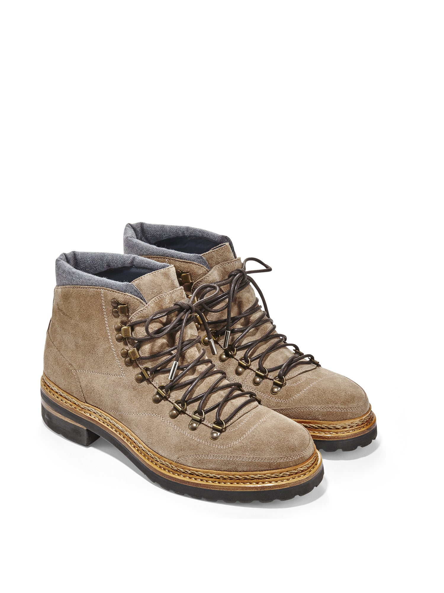 Aosta Suede Hiker Boots for Men - Waterproof Hiking Shoes with Ankle Support - Perfect for Outdoor Adventures & Mountain Trekking