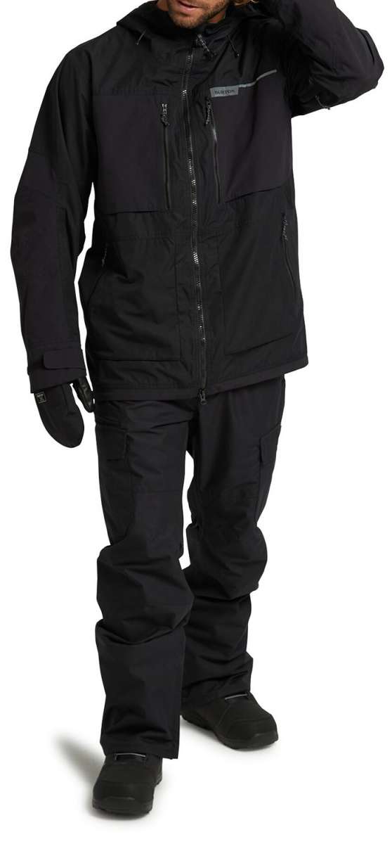 Burton Frostner 2L Waterproof Jacket for Men & Women 2024 - Lightweight Winter Snowboarding Coat for Skiing, Hiking & Outdoor Adventures