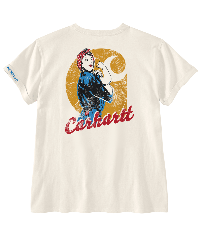 Loose Fit Heavyweight Short Sleeve Rosie Graphic T-Shirt for Women - Vintage Style Cotton Tee - Casual Summer Outfit & Streetwear Fashion