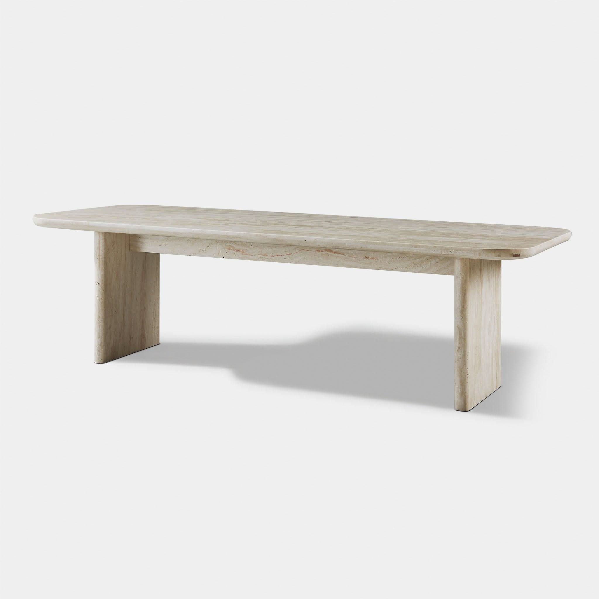 Ford 108-Inch Dining Table - Modern Solid Wood Farmhouse Style for 8-10 People | Perfect for Family Gatherings, Dinner Parties & Open Concept Living Spaces